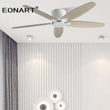52 Inch Led Ceiling Fan Lamp Roof Home Fans Modern Indoor Decorate Plywood Blade Dc Ceiling Fan With Remote Control Ventilador