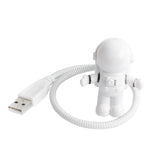 USB Night Light LED Astronaut Lamp Desk Lamp Flexible LED Nightlight 5V Reading Table Light Space Man Decoration Lamp For Laptop