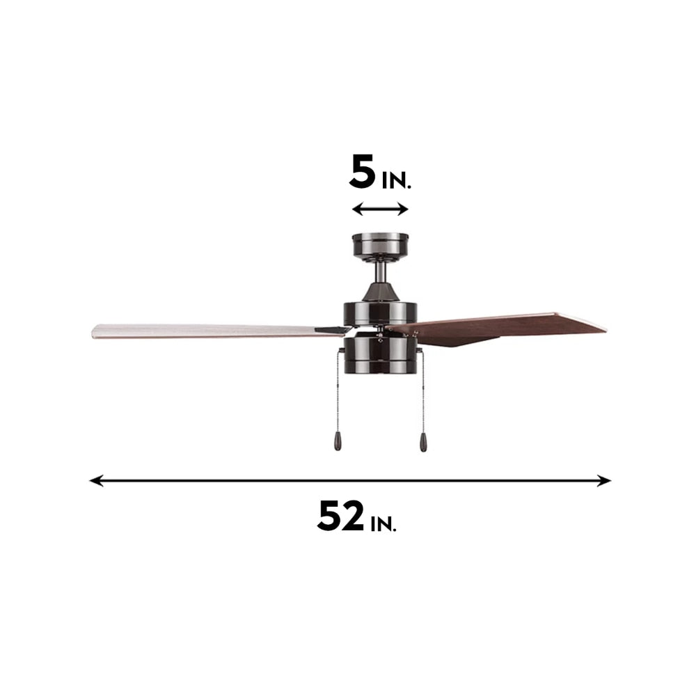 52&amp;quot; Madrona Indoor Ceiling Fan, Painted Gun Metal Ceiling Fans Room Decor Home Fan  Ceiling Fan with Led Light