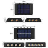 Solar Light Waterproof Solar Led Light Outdoor Sunlight Lamp for Garden Street Landscape Balcony Decor Solar Wall Lamp Outdoor