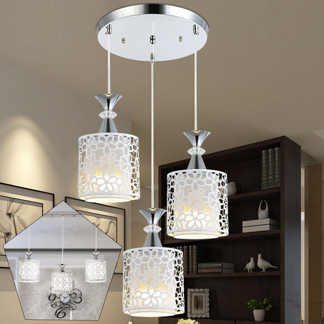 3 Head Modern Ceiling Light Hanging Pendant Lamp Dining Room Chandelier Fixture