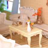 New 1PC 1:25 Mini Lighting Table Lamp Floor Lamp Dollhouse Miniatures Bedroom Floor Lamp Accessories