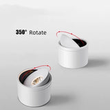 Dimmable Surface Mounted LED Ceiling Light 7W 12W 15W 18W Black Ceil Downlight COB Lamp Rotatable Background Spot Light For Home