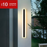 Modern LED Wall Lamp IP65 Waterproof Outdoor Wall Lamp Acrylic Lampshade Exquisite For Home Decor Gallery Decoration