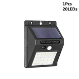 Solar Led Light Outdoor Lamp PIR Motion Sensor LED Wall Lights Sconce Waterproof Solar for Garden Street Lamp Outdoor Lighting