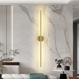 Nordic Strip LED Wall Lights Aluminum Wall Lamp Living Room Sofa Background Wall Decor Lamps Bedroom Bedside Lighting Fixtures