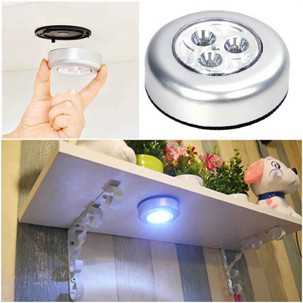 Wardrobe Bedroom Stairs Mini LED Touch Control Night Light Kitchen Wireless LED Cabinet Light Battery Powered Closet Wall Light