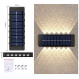 Solar Light Waterproof Solar Led Light Outdoor Sunlight Lamp for Garden Street Landscape Balcony Decor Solar Wall Lamp Outdoor