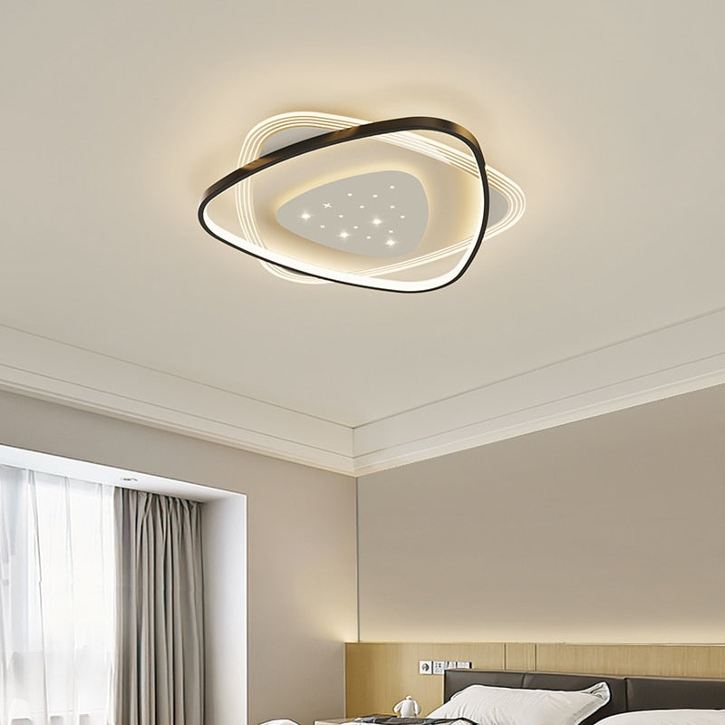 Led Ceiling Lamp Modern Minimalist Atmosphere Living Room Headlight Ma ...