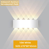 Up and Down LED Wall Lamp Waterproof IP65 Aluminium Interior Wall Light For Bedroom Living Room Corridor Indoor Outdoor Lighting