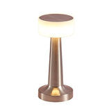 LED Bar Table Dumbbell Lamp Touch Sensor Retro Desktop Night Light USB Rechargeable Wireless For Restaurant Hotel Bedroom Decor
