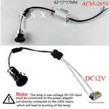 Small Spot Light 1W 3W Mini LED Spotlight AC85-265V 18mm Cutout Recessed Downlight Ceiling Lamp Showcase Display Lighting DC12V