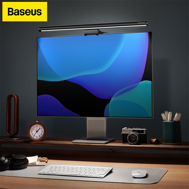 Baseus Screen Light Desk Lamp Computer Light Screen Hanging Light New Table Lamp LCD Monitor Light For Study Laptop USB Light