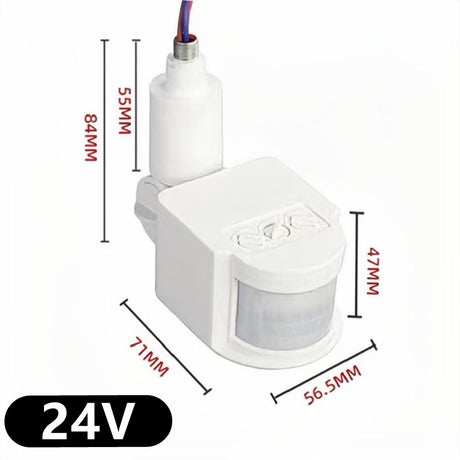 12V Motion Sensor 220V/110V PIR Movement Detector Automatic Infrared Wall Mount Timer Outdoor 24V LED Motion Sensor Light Switch