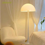 Mushroom LED Floor Lamp Remote Dimmable Indoor Decora Light For Bedroom Bedside Living Room Study Modern Minimalist Luminaire