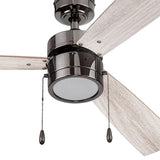 52&quot; Madrona Indoor Ceiling Fan, Painted Gun Metal Ceiling Fans Room Decor Home Fan  Ceiling Fan with Led Light