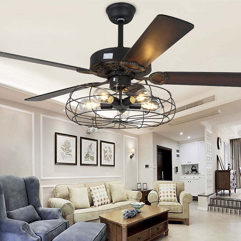 5 Blade Standard Ceiling Fan with Remote Control
