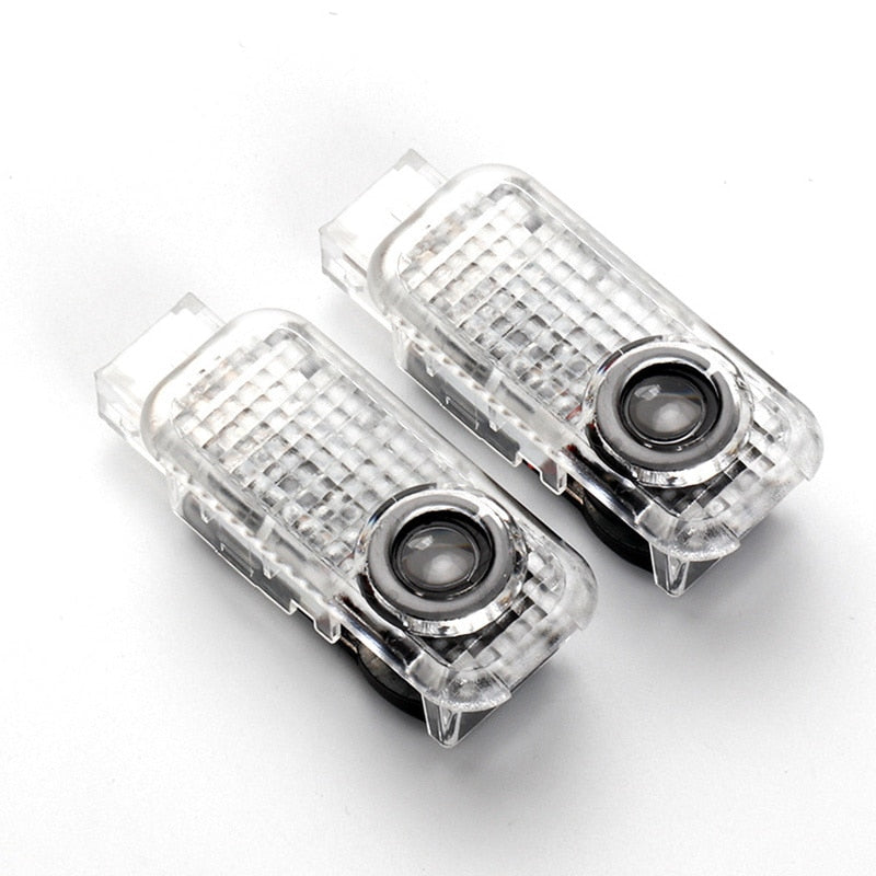 2pcs LED Ghost Shadow Projector Car Door Logo Light Custom Laser For AD A4 A6 A8 Q3 Q5 Q7 S3 S5 S7 RS Sline Floor Welcome Lamp