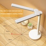 LED Energy Saving USB Double Lamp Cap Foldable Reading Lamp for Children's Mobile Phone Bracket Desk Study Light Bedroom Table