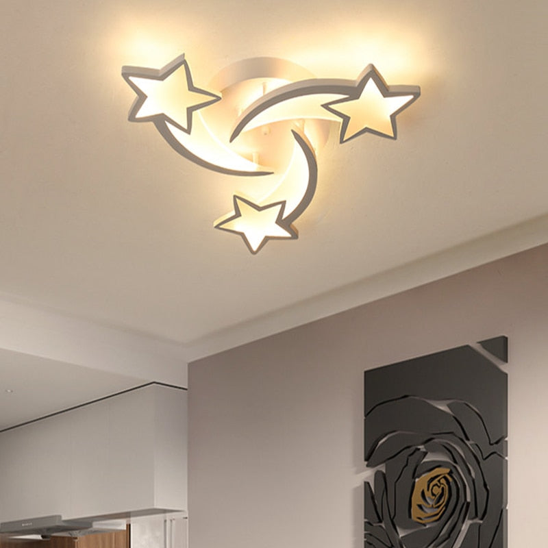 Modern Ceiling Chandeliers For Indoor Ceiling Lighting LED Lamp White For Living Room Bedroom Lamp Home Decoration Fixtures