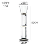 Italy Design Heavy Glass LED Floor Lamps Nordic Light Modern Bright Stand Lighting for Living Room Bedroom lustre Decor Fixtures