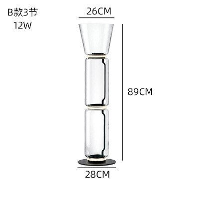 Italy Design Heavy Glass LED Floor Lamps Nordic Light Modern Bright Stand Lighting for Living Room Bedroom lustre Decor Fixtures