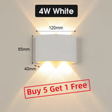 LED Wall Lamps IP65 Waterproof Outdoor/Indoor Stair Lighting A85-265V Up Down Light For Garden Living Room Wall Home Room Decors