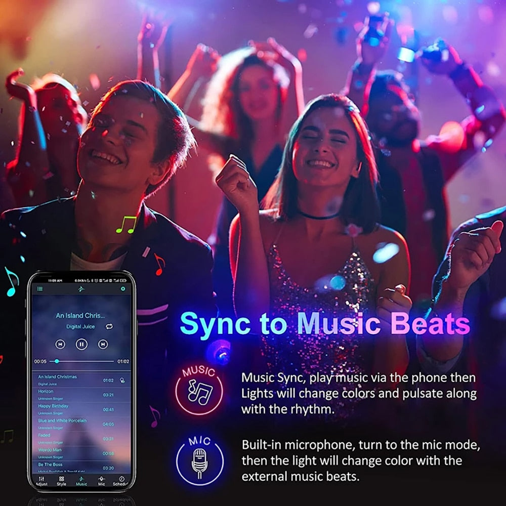 LED Strip Lights RGB 5050 2835 Bluetooth USB DC5V 1-5M Led Luces Flexible Ribbon For Room Decoration TV BackLight Diode Tape