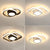 LED Ceiling Lamp Corridor Balcony Black white Indoor chandelier Ceiling Light for Bedroom Living Room Aisle Decoration 86-265V