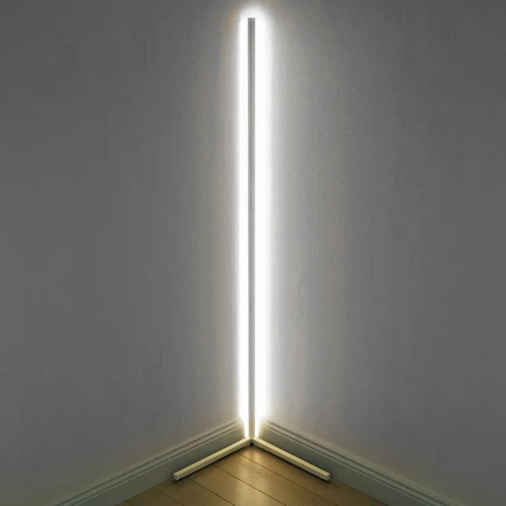 Nordic Indoor LED Floor Lamp Modern Simple Corner Rod Floor Light for ...