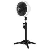 Upgrade 10000mAh Camping Fan With Retractable Tripod Portable Ceiling&amp;Floor Fan with Power Bank LED Lighting USB Electric Fan