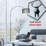 RSSER New Modern Nordic Big Sale Simple LED Floor Lamp Black White Standing Light Corner Apartment Lamp For Bedroom Decoration