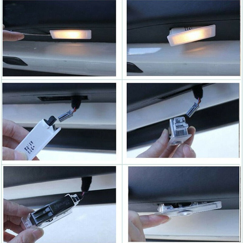 2pcs LED Ghost Shadow Projector Car Door Logo Light Custom Laser For AD A4 A6 A8 Q3 Q5 Q7 S3 S5 S7 RS Sline Floor Welcome Lamp