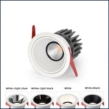 LED Deep Anti-glare Spotlight 3W 5W 7W 12W COB Lighting Recessed Ceiling lamp 85-265V Round Downlight For Home Living Room