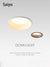 Saiyo LED Downlight 220V Spotlights 5W 7W 10W 15W Recessed Anti Dazzle Ceiling Lamp Aluminum For Bedroom Kitchen Indoor Lighting