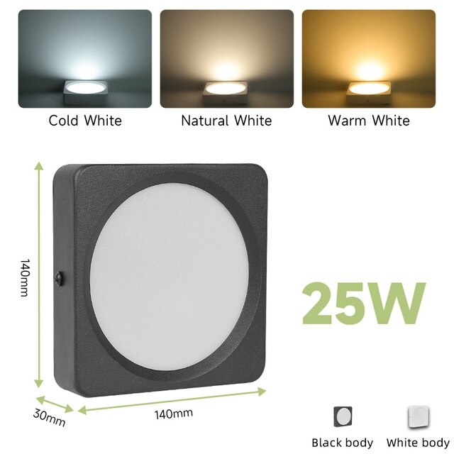 Downlight Ceiling LED 220V Home Spot Lamp Down Lights Led Mini Surface Mounted Circular Lighting Fixture Room Kitchen Spot Light