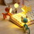 Mini LED Night Light Folding Desk Lamp Cute Pet Lights Dog Deer Dinosaur Flower Portable Night Light Student Living Room Decor