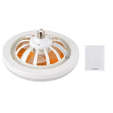 30W LED Fan Light E27 Bulb Universal AC85V-265V Ceiling Lamp 2 in 1 Creative Lighting Fan Lamp For Bedroom Study Night Market