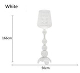 Kartell Kabuki Hollow Floor Lamp Modern Luxury LED Standing Light for Living Room Bedroom Home Decor Acrylic Corner Lighting