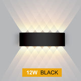 IP65 LED Wall Lamp Outdoor Waterproof Garden Lighting  Aluminum AC86-265 Indoor Bedroom Living Room Stairs Wall Light