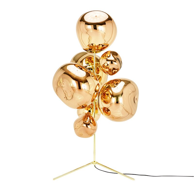 Home Decor Luxury LED Floor Lamp Modern Art Design Living Room Bedroom Sofa Corner Standing Light Globe Lava Floor Lighting