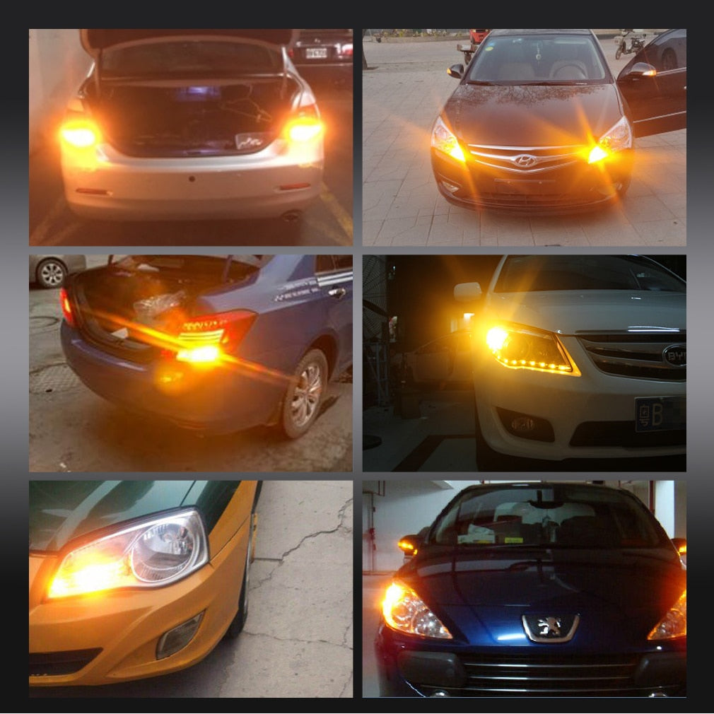 T20 LED W21/5W 7443 W21W 7440 PY21W P21W led BAY15D BA15S BAU15S Led Car LED Bulb P21/5W Turn Signal Light 1156 3157 P27W Lamp