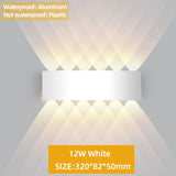 Up and Down LED Wall Lamp Waterproof IP65 Aluminum Interior Wall Light For Bedroom Living Room Corridor Indoor Outdoor Lighting