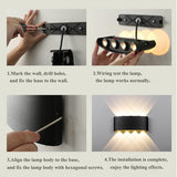 IP65 LED Wall Lamp Outdoor Waterproof Garden Lighting  Aluminum AC86-265 Indoor Bedroom Living Room Stairs Hallway Wall Light