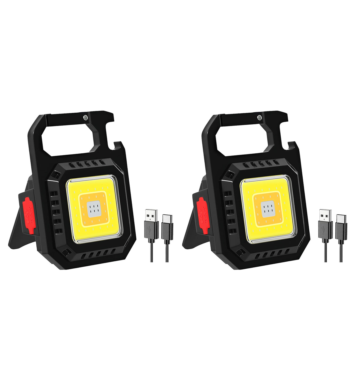 Multifunctional Mini Glare COB Keychain Light USB Charging Emergency Lamps Strong Magnetic Repair Work Outdoor Camping Light