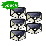 Solar powered, motion sensors lights, 100 LED beads, 1000 LUMENS