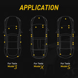 2pcs Replacement LED Atmosphere Car Light Auto Floor Foot Trunk Interior Decorative Lamp for Tesla Model S 3 X Y