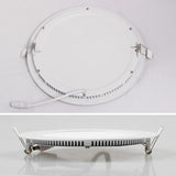 LED panel light Ultra thin Downlight lamp 3W 4W 6W 9W 12W led ceiling recessed downlight 110V-220V slim round square panel light