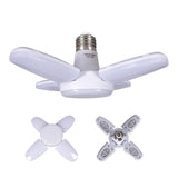 E27 AC220V LED 28W Bulb Fan Blade Timing Lamp Foldable Led Light Bulb Lampada Night Lights For Home Ceiling Light Lighting