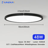 Ultrathin 0.9inch Brightness Dimmable LED Ceiling Lamp for bedroom Living Room kitchen Lamps Room Lights Led Ceiling Lighting